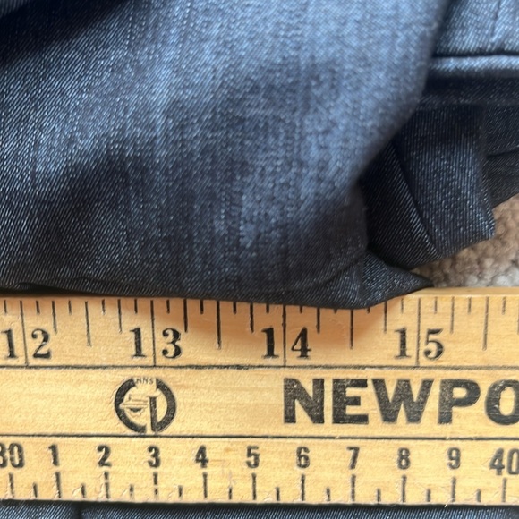 Calvin Klein Demin Jumpsuit Cutout Detail on Back Size 6 - Picture 12 of 13